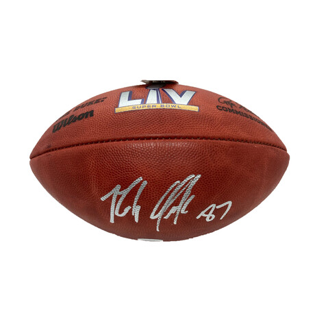 Rob Gronkowski // Signed Super Bowl Football // Tampa Bay Buccaneers