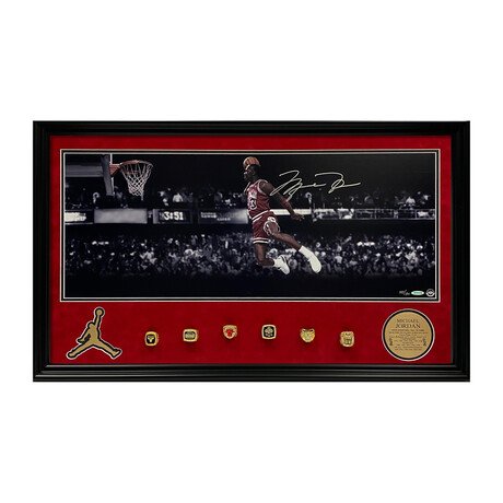 Michael Jordan // Framed + Signed // Chicago Bulls
