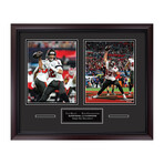 Tom Brady + Rob Gronkowski Ver. 1 // Framed + Unsigned // Tampa Bay Buccaneers