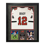 Tom Brady // Framed + Signed Jersey // Tampa Bay Buccaneers