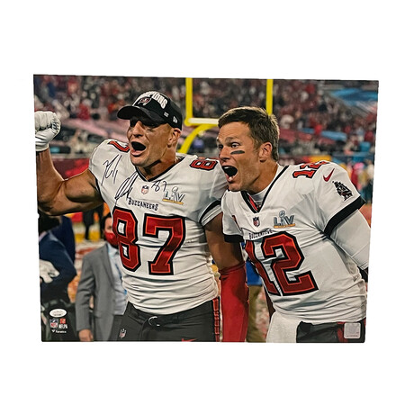 Rob Gronkowski // Signed Photograph // Tampa Bay Buccaneers