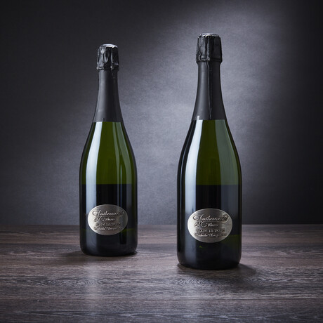 Blanc de Noirs Sparkling Wine // Set of 2 // 750 ml Each