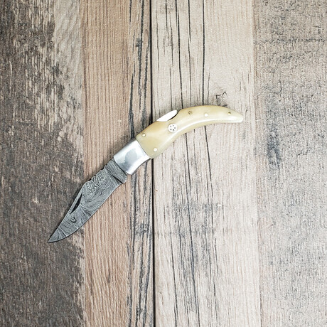 Curved Lockback Bone Folder