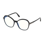 Women's Blue Light Block Optical Cat Eye Frame // Shiny Black