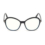 Women's Blue Light Block Optical Cat Eye Frame // Shiny Black