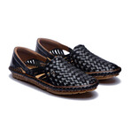 Holas Leather Sandals // Black (US: 11)