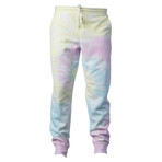 Pigment Dyed Fleece Sweatpants // Tie Dye Sunset (L)