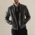 Biker 2.0 Leather Jacket // Black (XS)