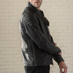 Biker 2.0 Leather Jacket // Black (XS)