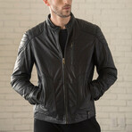 Biker 2.0 Leather Jacket // Black (XS)