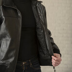 Classic Bomber Jacket // Black (XS)