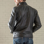 Robbie Leather Jacket // Black (XS)