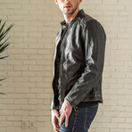 Racer Leather Jacket // Black (XS)