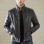 Robbie Leather Jacket // Black (XS)