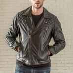 Moto Leather Jacket // Black (XS)