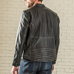 Racer Leather Jacket // Black (XS)