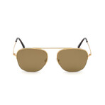 Men's Abott Sunglasses V.I // Gold + Brown