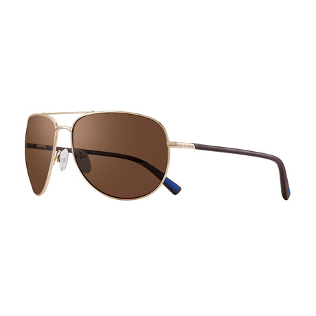 Tarquin S Polarized Sunglasses (Chrome Frame + Graphite Lens)