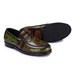 Penny Loafers // Green (US: 9)