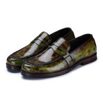 Penny Loafers // Green (US: 9)