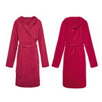 Hooded Bathrobe // Burgundy (S/M)