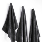 Fast Drying Towel Set// 8 Pieces (Dark Gray)