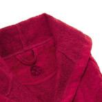 Hooded Bathrobe // Burgundy (S/M)