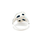 Women's Sleeping Beauty Turquoise Bypass Ring (9)