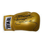 Rocky // Sylvester Stallone // Autographed Gold Boxing Glove