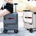 Rydebot Puledro // Rideable Carry-On Suitcase (Black)
