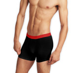 Silkcut Classic Boxer Brief // Black + Red (M)
