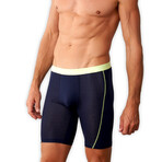 Smart Mesh Long Boxer Brief // Navy (S)