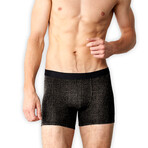 Luxeline Classic Boxer Brief // Black + Gold (XL)