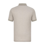 Valley Short Sleeve Polo Shirt // Beige (L)