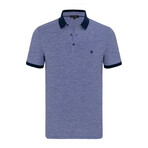Franco Short Sleeve Polo Shirt // Blue (M)