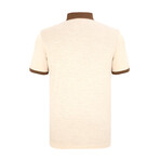 Sebastian Short Sleeve Polo Shirt // Beige (S)
