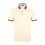 Sebastian Short Sleeve Polo Shirt // Beige (XL)