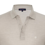 Valley Short Sleeve Polo Shirt // Beige (XS)