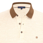 Sebastian Short Sleeve Polo Shirt // Beige (M)