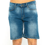 Sawyer Denim Shorts // Blue (XL)