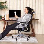 Nouhaus Ergo3D Ergonomic Office Chair // Black Coffee