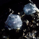 Phenomenal Fluorite on Wolframite