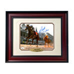 Mike Smith Signed "Justify" Photo // Framed