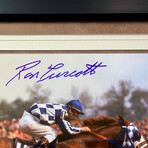 Ron Turcotte Signed "Secretariat" Color Photo // Framed
