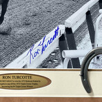 Ron Turcotte // "Secretariat" Close Up Belmont Photo // Signed + Framed