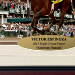 Victor Espinoza Signed "American Pharoh" Photo // Framed