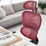 Nouhaus Ergo3D Ergonomic Office Chair // Dark Burgundy