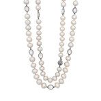Assael 18k White Gold + South Sea Pearl Necklace // Store Display