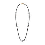 Assael 18k Yellow Gold + South Sea Pearl Necklace // Store Display