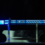 Cyber Blade Knights Helm // Blue